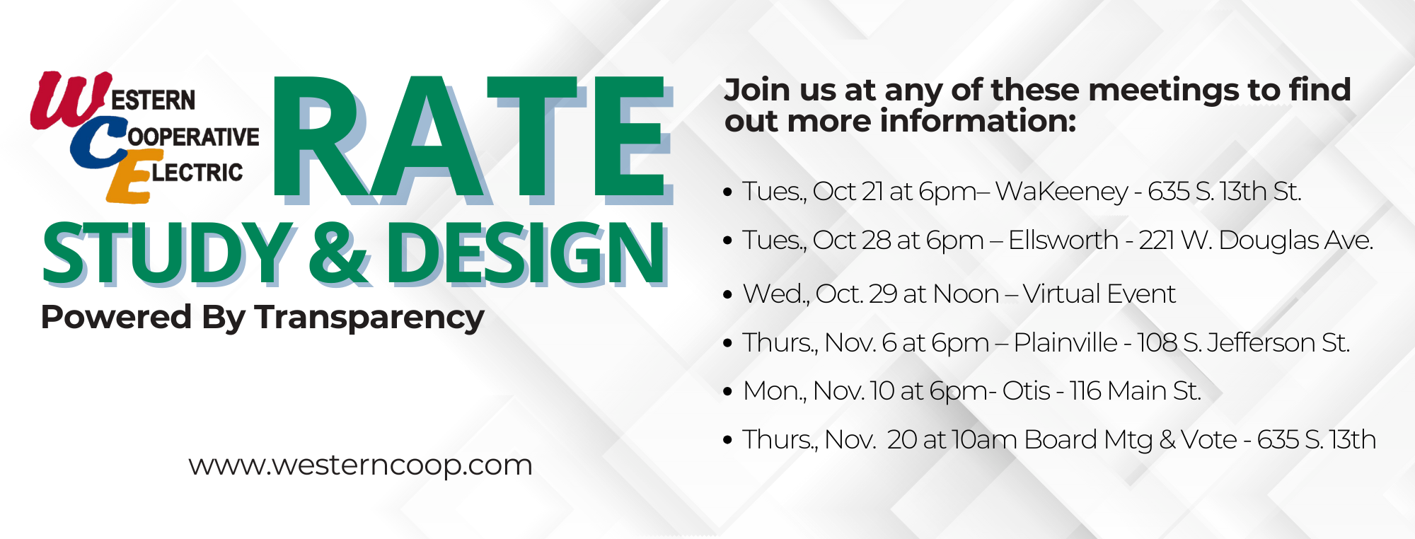 Rate Study & Design Header